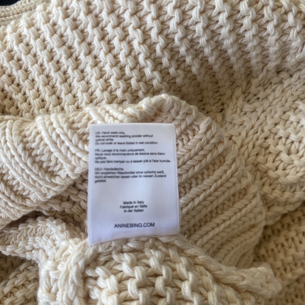 NWT Anine Bing XS Bell Sleeve Knit Sweater - Picture 12 of 12